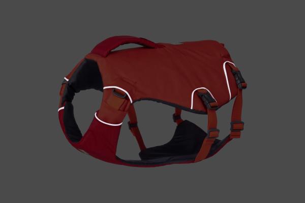 Ruffwear Confluence Hunde-Schwimmweste Tangelo Orange Gr. XS